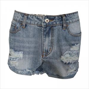 pantalones cortos de dobladillo de frey apenado moda WS10120