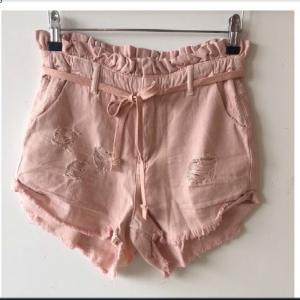 pantalones cortos de jean rosa mujerWS101129