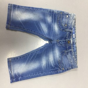 Jeans de mezclilla con pierna recta para niños WSG004